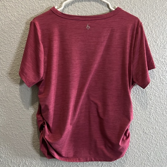 Torrid Active size 1 mauve top with side rushing - Picture 2 of 5